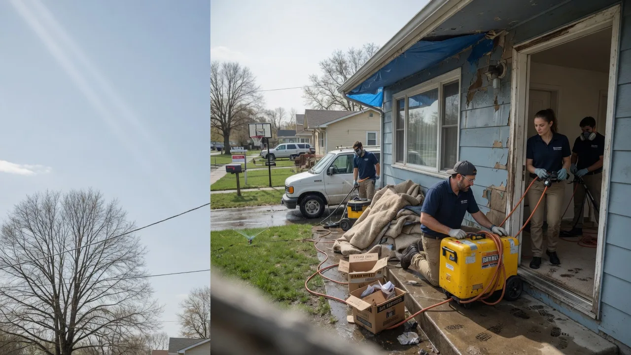 Basement Flood Cleanup in Milford, IN near me